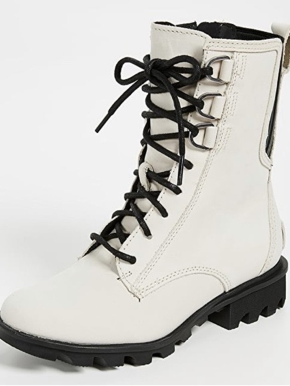Sorel Phoenix White Lace-Up Boot